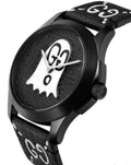  Shop Authentic Gucci G Timeless Ghost Black Dial Black Leather Strap Watch For Men - YA1264018 - Luxxuri
