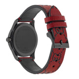  Shop Authentic Gucci G Timeless Ghost Red Dial Red Leather Strap Watch For Men - YA1264023 - Luxxuri