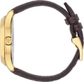  Shop Authentic Gucci G Timeless Quartz Brown Dial Brown Leather Strap Watch for Men - YA1264035 - Luxxuri