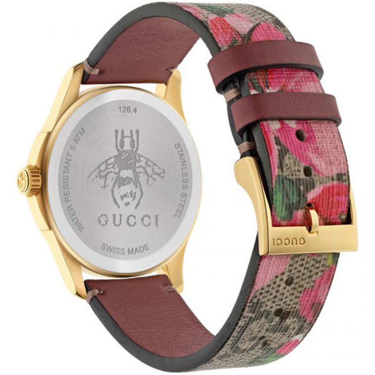  Shop Authentic Gucci G Timeless Quartz Brown Dial Brown Leather Strap Watch For Men - YA1264158 - Luxxuri