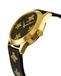  Shop Authentic Gucci G-Timeless Black Dial Black Leather Strap Watch For Women - YA1264055 - Luxxuri