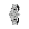  Shop Authentic Gucci G Timeless Quartz Grey Dial Grey Leather Strap Watch For Men - YA1264058 - Luxxuri