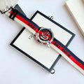  Shop Authentic Gucci G Timeless Quartz White Red Blue Dial Multicolored NATO Strap Watch For Men - YA1264059 - Luxxuri