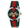  Shop Authentic Gucci Le Marche des Merveilles Red & Green Dial Red & Green Nylon Strap Unisex Watch - YA1264060 - Luxxuri