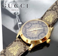 Shop Authentic Gucci G Timeless Brown Dial Brown Leather Strap Watch For Men - YA1264068 - Luxxuri