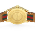  Shop Authentic Gucci G Timeless Quartz Brown Dial Brown Leather Strap Unisex Watch - YA1264077 - Luxxuri