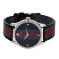  Shop Authentic Gucci G Timeless Quartz Black Dial Multicolored Black Leather Strap Watch For Men - YA1264079 - Luxxuri