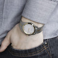 Gucci G Timeless Silver Dial Two Tone Steel Strap Watch For Women - YA126511