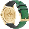  Shop Authentic Gucci G Timeless Quartz Green Dial Green Leather Strap Watch For Women - YA1264099 - Luxxuri