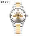  Shop Authentic Gucci G Timeless Silver Dial Two Tone Steel Strap Watch For Women - YA1264131 - Luxxuri