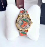  Shop Authentic Gucci G Timeless Brown Dial Brown Leather Strap Watch For Women - YA1264133 - Luxxuri