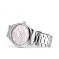  Shop Authentic Gucci G Timeless Quartz Mother of Pearl Pink Dial Silver Steel Strap Watch for Women - YA1264166 - Luxxuri