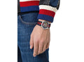 Gucci G Timless Le Marche Des Merveilles Blue & Red Dial Blue & Red Nylon Strap Unisex Watch  - YA126495
