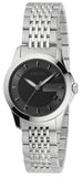  Shop Authentic Gucci G Timeless Black Dial Silver Steel Strap Watch For Women - YA126502 - Luxxuri