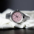  Shop Authentic Gucci G Timeless Quartz Pink Dial Silver Steel Strap Watch for Women - YA1265033 - Luxxuri