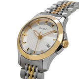 Shop Authentic Gucci G Timeless Silver Dial Two Tone Steel Strap Watch For Women - YA126511 - Luxxuri