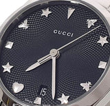  Shop Authentic Gucci G Timeless Black Dial Silver Steel Strap Watch For Women - YA126573A - Luxxuri