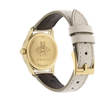  Shop Authentic Gucci G Timeless Quartz White Dial White Leather Strap Watch For Women - YA126580A - Luxxuri