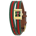  Shop Authentic Gucci G-Frame Multicolored Red and Green Dial Watch For Women - YA128527 - Luxxuri