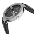  Shop Authentic Gucci Interlocking G Iconic Black Dial Black Leather Strap Watch For Men - YA133205 - Luxxuri