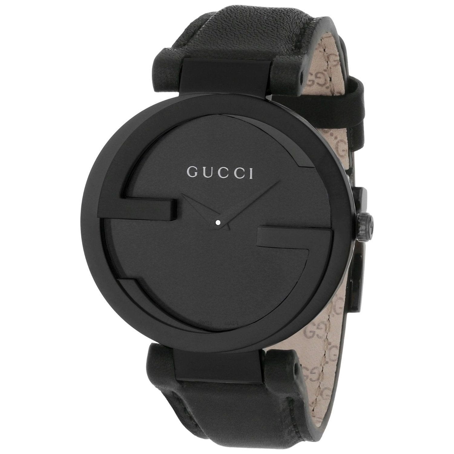 Shop Authentic Gucci Interlocking G Black Dial Watch For Women - YA133302 - Luxxuri
