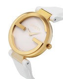  Shop Authentic Gucci Interlocking Latin Grammy Special Edition Gold Watch For Women - YA133313 - Luxxuri