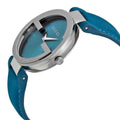  Shop Authentic Gucci Interlocking Quartz Blue Dial Blue Leather Strap Watch For Women - YA133315 - Luxxuri