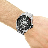  Shop Authentic Gucci Dive Snake Black Dial Silver Steel Strap Watch For Men - YA136218 - Luxxuri