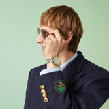  Shop Authentic Gucci Dive Automatic 18K Gold Silver Dial Silver Steel Strap Watch for Men - YA136357 - Luxxuri