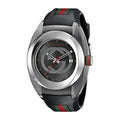 Shop Authentic Gucci Sync Quartz Black Dial Black Rubber Strap Watch For Men - YA137301 - Luxxuri