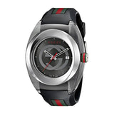  Shop Authentic Gucci Sync Quartz Black Dial Black Rubber Strap Watch For Men - YA137301 - Luxxuri