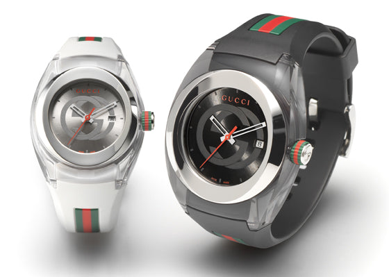  Shop Authentic Gucci Sync XXL Quartz Black Dial Black Rubber Strap Watch For Men - YA137101 - Luxxuri
