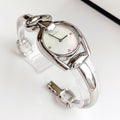  Shop Authentic Gucci Horsebit Collection Diamonds Mother of Pearl Dial Silver Steel Strap Watch For Women - YA139506 - Luxxuri