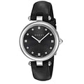  Shop Authentic Gucci Diamantissima Diamonds Black Dial Black Leather Strap Watch For Women - YA141403 - Luxxuri