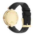  Shop Authentic Gucci Diamantissima Quartz Mother of Pearl Dial Black Leather Strap Watch for Women - YA141404 - Luxxuri