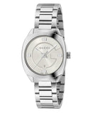  Shop Authentic Gucci GG2570 White Dial Silver Steel Strap Watch For Women - YA142502 - Luxxuri