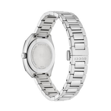  Shop Authentic Gucci GG2570 White Dial Silver Steel Strap Watch For Women - YA142502 - Luxxuri