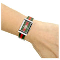  Shop Authentic Gucci G-Frame Mother of Pearl Dial Two Tone Nylon Strap Watch For Women - YA147404 - Luxxuri