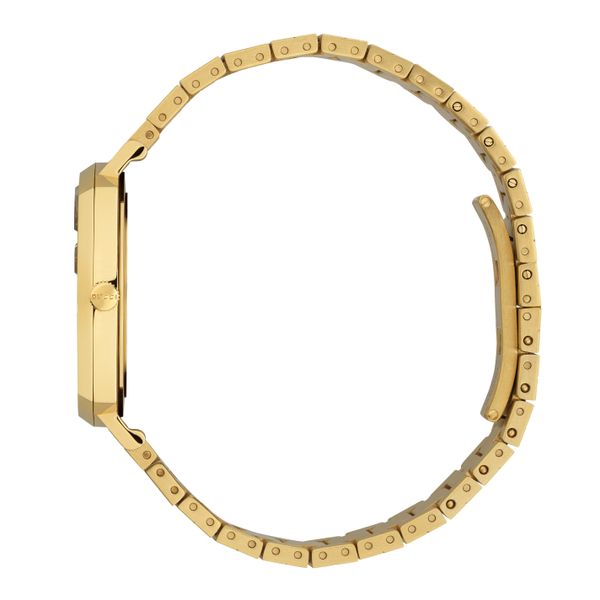  Shop Authentic Gucci Grip Yellow Gold Dial Yellow Gold Steel Strap Unisex Watch -  YA157403 - Luxxuri