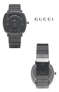  Shop Authentic Gucci Grip Quartz Grey Dial Grey Steel Strap Watch For Men - YA157429 - Luxxuri