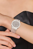  Shop Authentic Gucci 25H Quartz Silver Dial Silver Steel Strap Watch For Women - YA163402 - Luxxuri