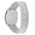  Shop Authentic Gucci 25H Quartz Gold Dial Silver Steel Strap Watch for Men - YA163405 - Luxxuri