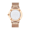 Coach Perry Silver Dial Rose Gold Mesh Bracelet Watch for Women - 14503386