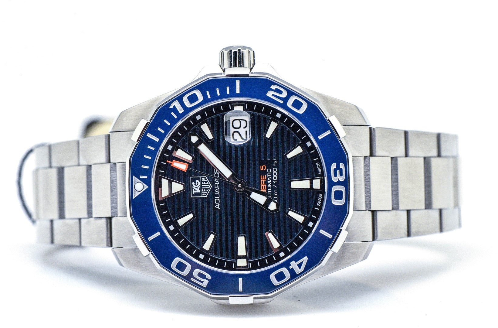  Shop Authentic Tag Heuer Aquaracer Blue Dial Watch for Men - WAY211C.BA0928 - Luxxuri