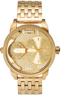  Shop Authentic Diesel Mini Daddy Gold Dial Gold Steel Strap Watch For Men - DZ7306 - Luxxuri