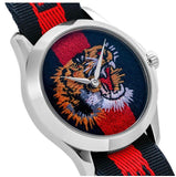  Shop Authentic Gucci G Timless Le Marche Des Merveilles Blue & Red Dial Blue & Red Nylon Strap Unisex Watch  - YA126495 - Luxxuri