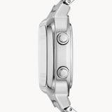  Shop Authentic Fossil Retro Digital Silver Dial Silver Steel Strap Watch for Men - FS5844 - Luxxuri