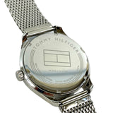  Shop Authentic Tommy Hilfiger Oliver Quartz Blue Dial Silver Mesh Bracelet Watch for Men - 1791302 - Luxxuri