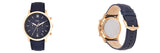 Shop Authentic Fossil Neutra Chronograph Blue Dial Blue Leather Strap Watch for Men - FS5454 - Luxxuri