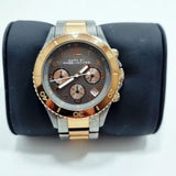  Shop Authentic Marc Jacobs Marc Chronograph Grey Dial Two Tone Steel Strap Watch for Men - MBM3157 - Luxxuri